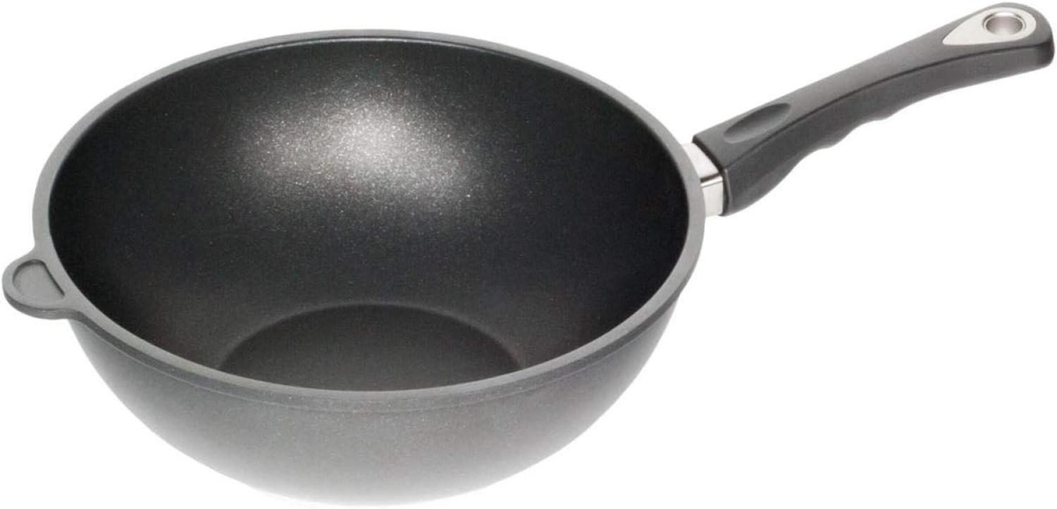 AMT I-1128S Induktion Wok Aluminumguss 28 cm Ø, Höhe 9 cm Bild 1