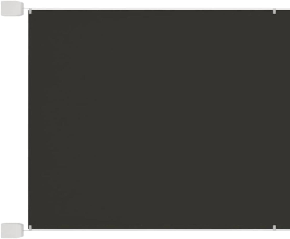 Senkrechtmarkise Anthrazit 100x360 cm Oxford-Gewebe Bild 1