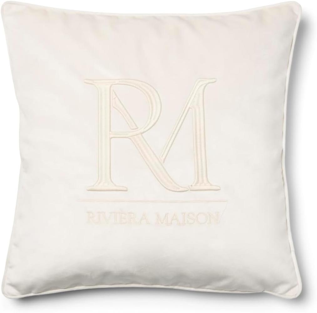 Riviera Maison Kissenhülle RM Monogram Velvet Pillow Cover (50x50cm) 552450 Bild 1