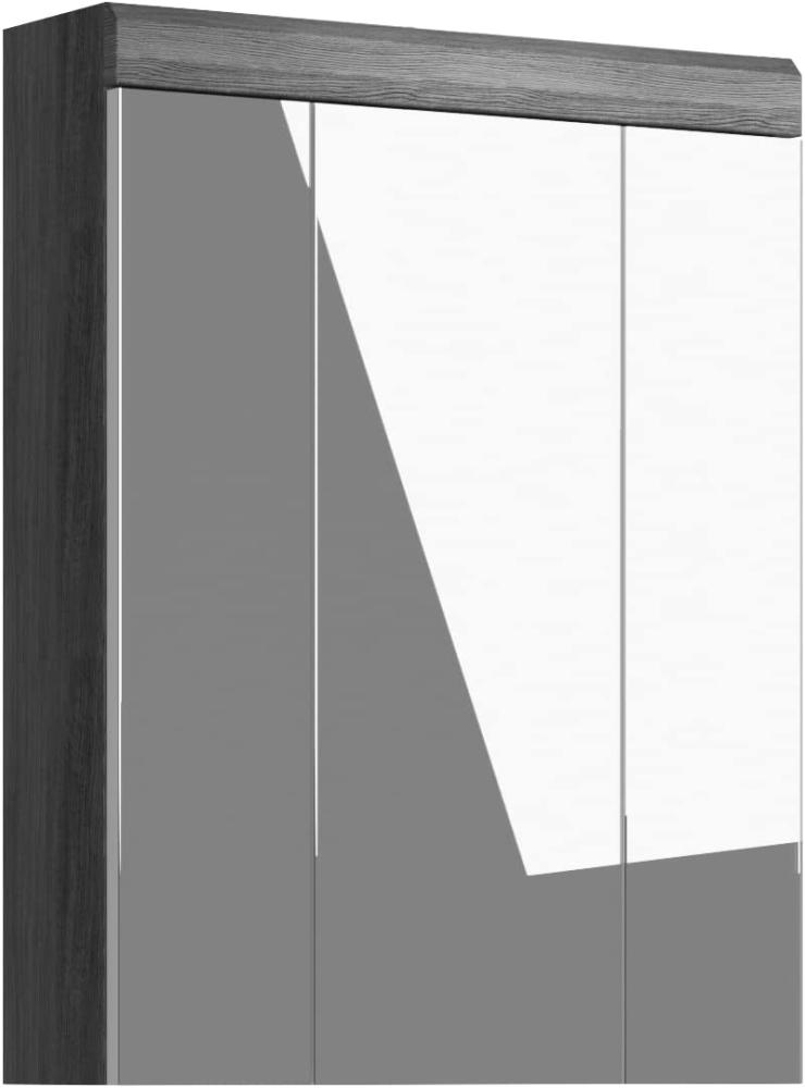 Badezimmer Spiegelschrank Scout in Rauchsilber grau 60 x 79 cm Bild 1
