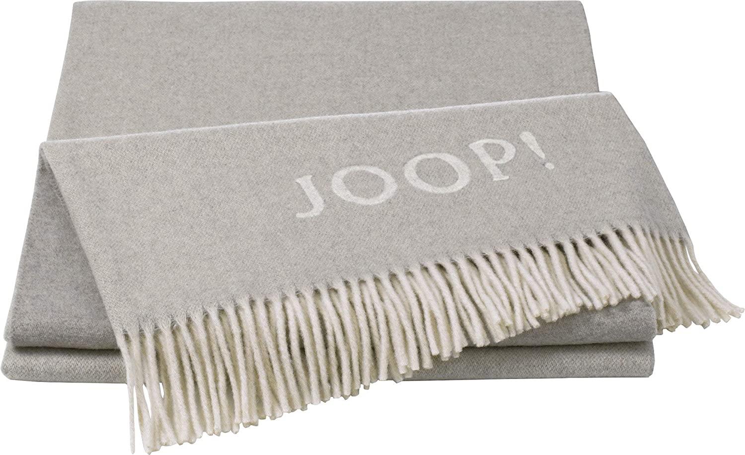 Joop Tagesdecke Kuscheldecke 130 x 180 cm Franse FINE-DF Silber-Natur Bild 1