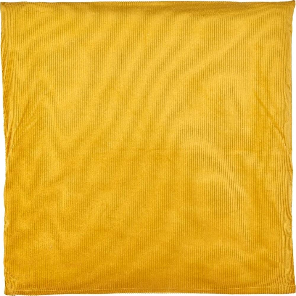 KraftKids Bezug für Wickeltischauflage Cord Breitcord Gelb Mustard breit 75 x tief 70 cm Bild 1