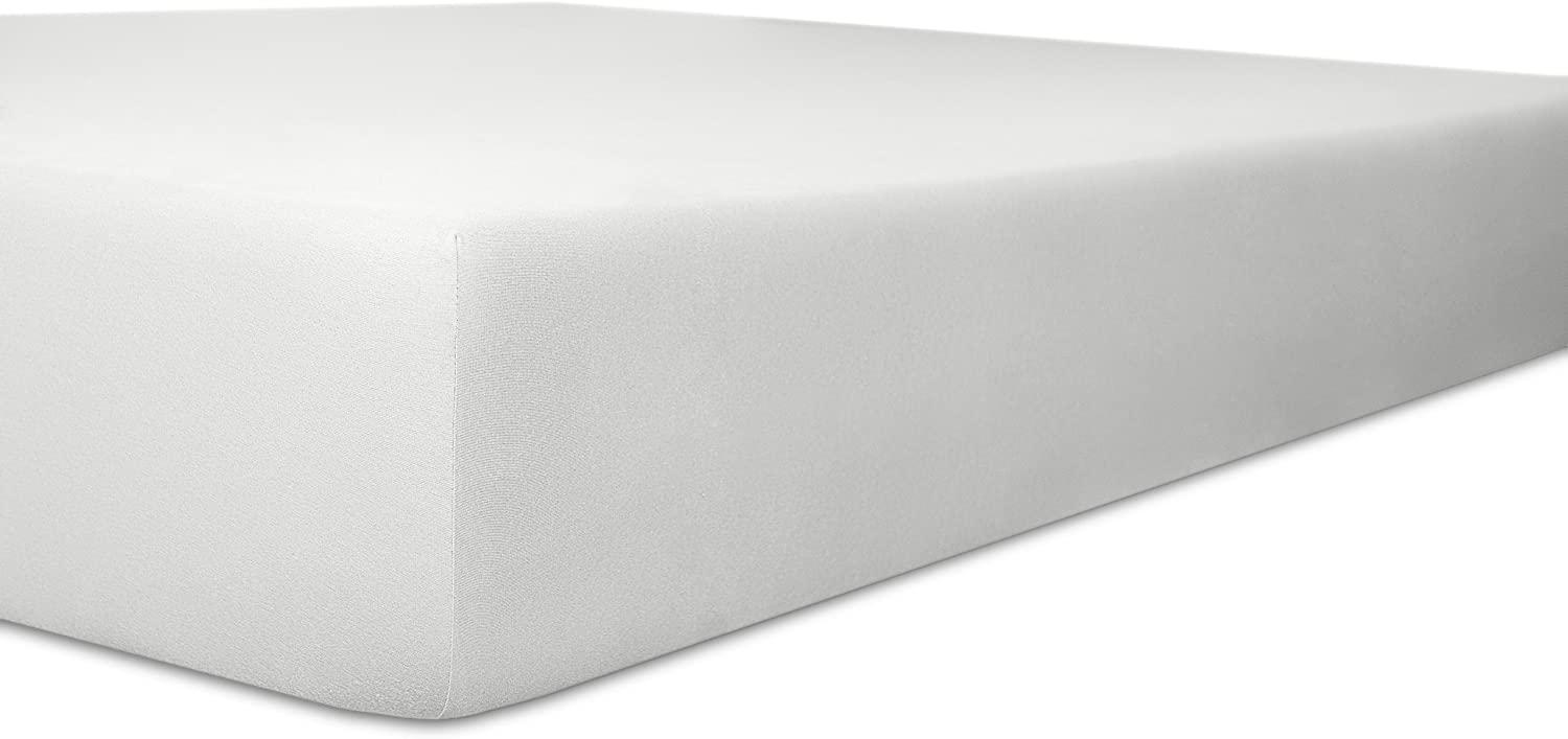 Kneer Spannbettlaken, Baumwolle, Weiß, 140 cm x 200 cm Bild 1
