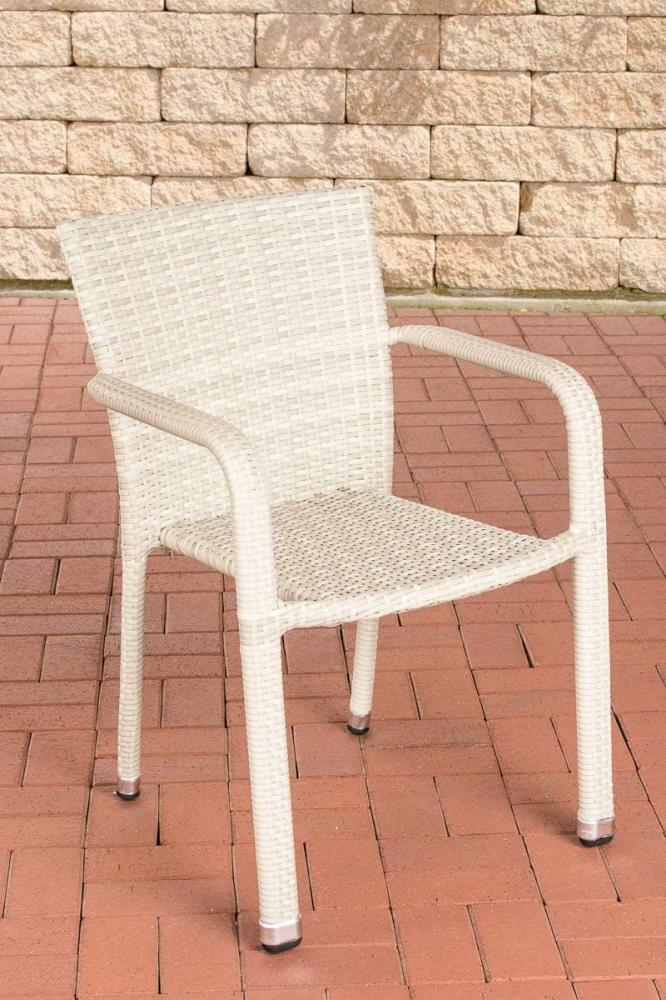 Polyrattan Stuhl Leonie | Grau Bild 1