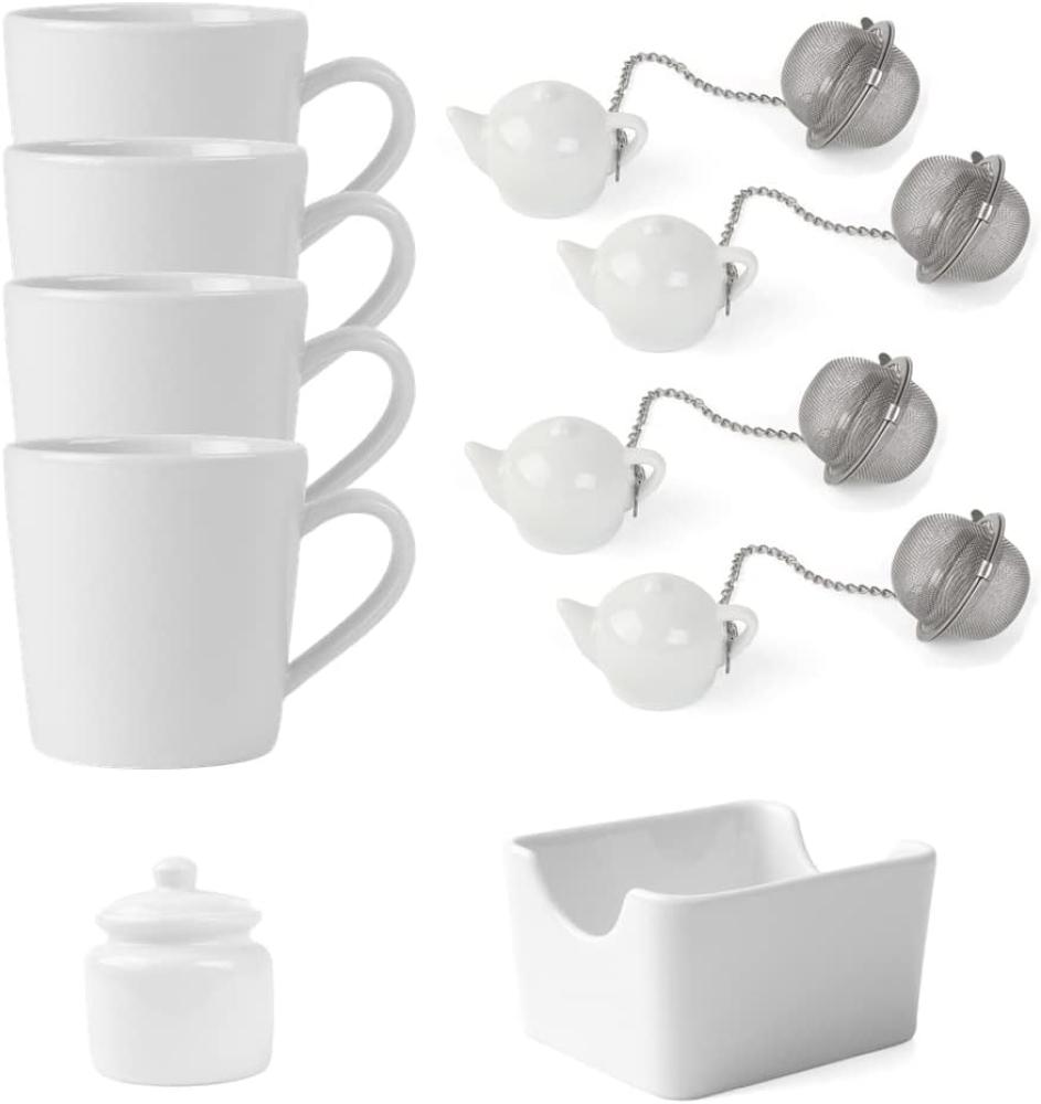Holst Porzellan 10-tlg. Angebots-Set Teeservice "Tea-Time" Bild 1