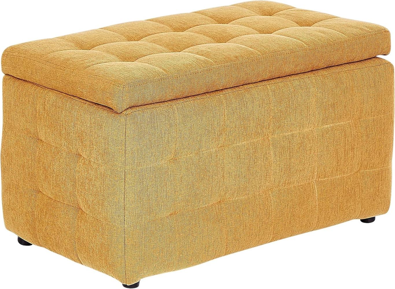 Hocker mit Stauraum Gelb MICHIGAN Bild 1