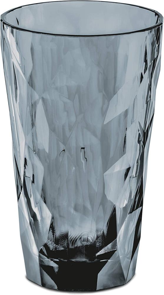 Koziol Club Extra Longdrink, Cocktailglas, Whiskyglas, Trinkglas, Superglas, Transparent Grey, 300 ml, 3406540 Bild 1