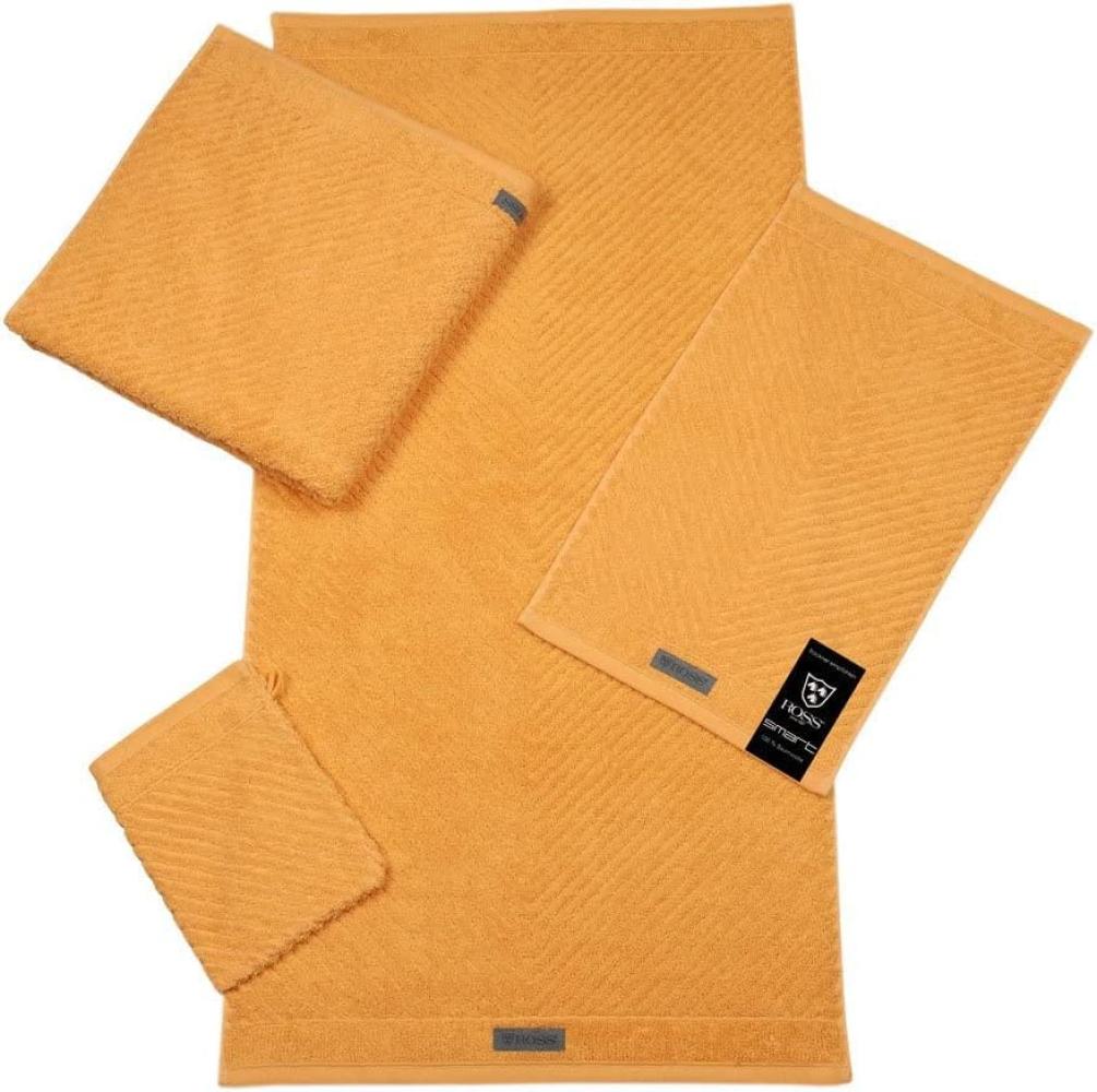Ross Uni-Rippe Handtücher Smart | Gästetuch 30x50 cm | aprikose Bild 1