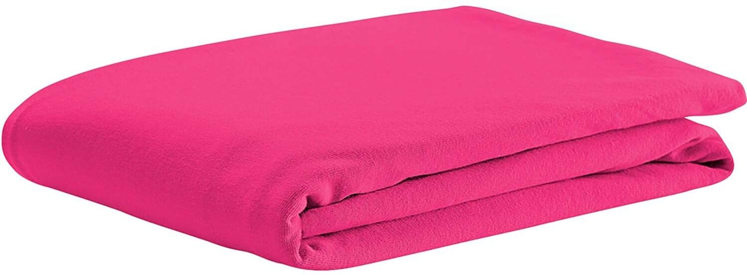 Odenwälder Spannbetttuch Jersey soft pink, 40x90cm Bild 1