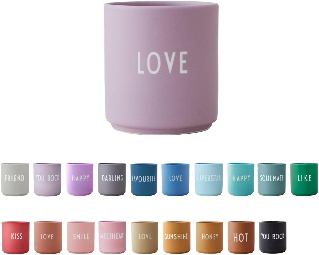 Design Letters Becher Favourite Cup Love Lavendel 10101002LAVENLOVE Bild 1