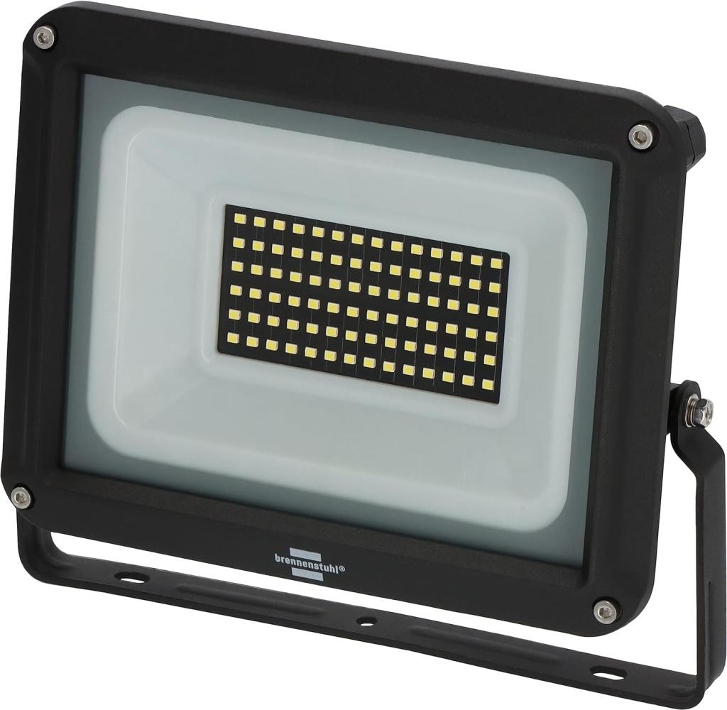 Brennenstuhl LED Strahler JARO 7060 / LED-Leuchte 50W für außen (LED-Außenstrahler zur Wandmontage, LED-Fluter 5800lm aus Aluminium, IP65) Bild 1