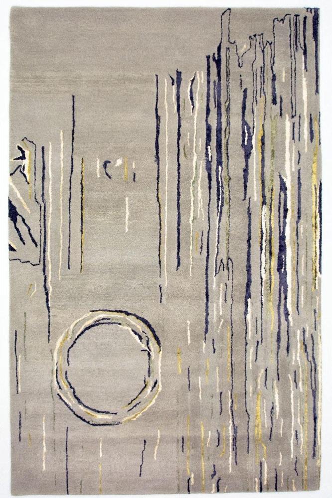 Designer Teppich - 244 x 157 cm - beige Bild 1