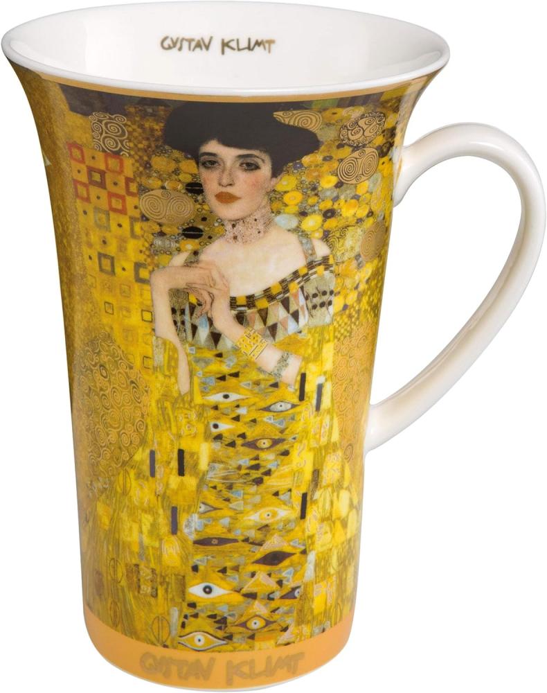 Goebel - Adele Tasse - Henkelbecher- Kaffeebecher - Gustav Klimt- Bone China Höhe 15 cm 0,5 l Bild 1