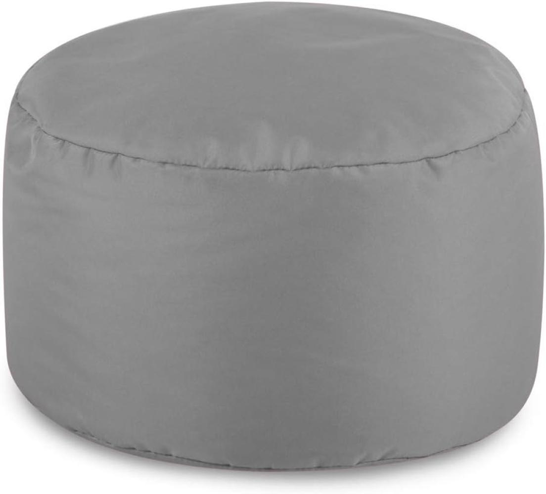 Bean Bag Bazaar Sitzpuff, Wasserabweisend, Fußhocker XL Sitzpouf Outdoor, Puff Hocker Groß, Sitzsack Hocker, Sitzkissen Bild 1