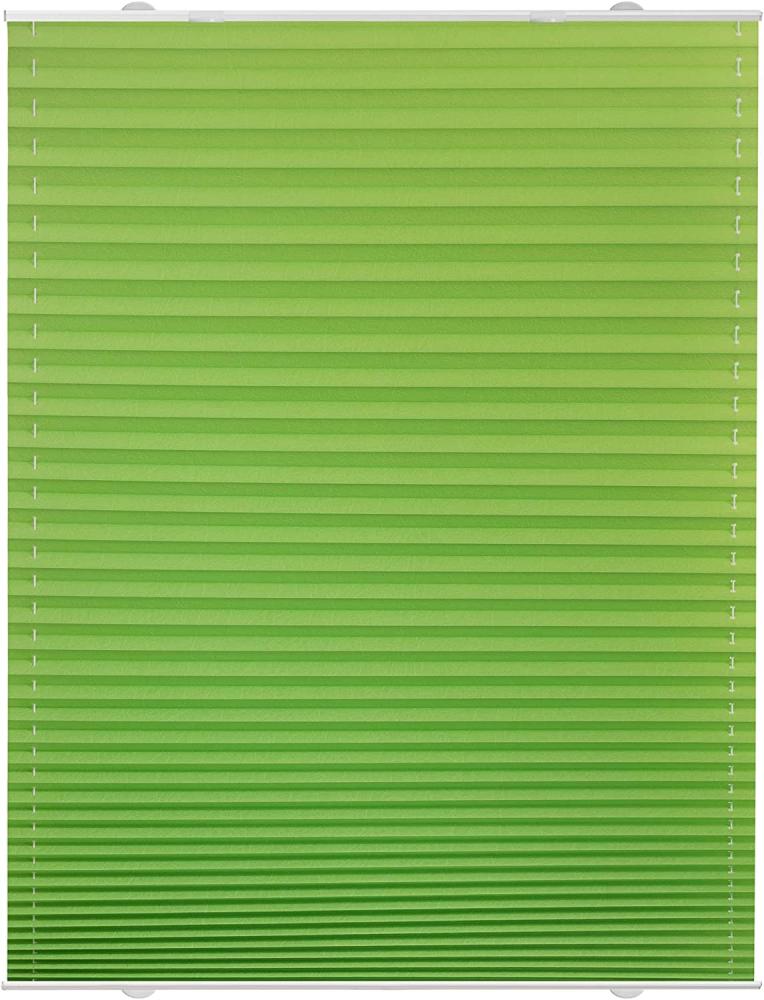 Lichtblick Plissee Haftfix, ohne Bohren, grün, 130 x 90 x 4 cm Bild 1