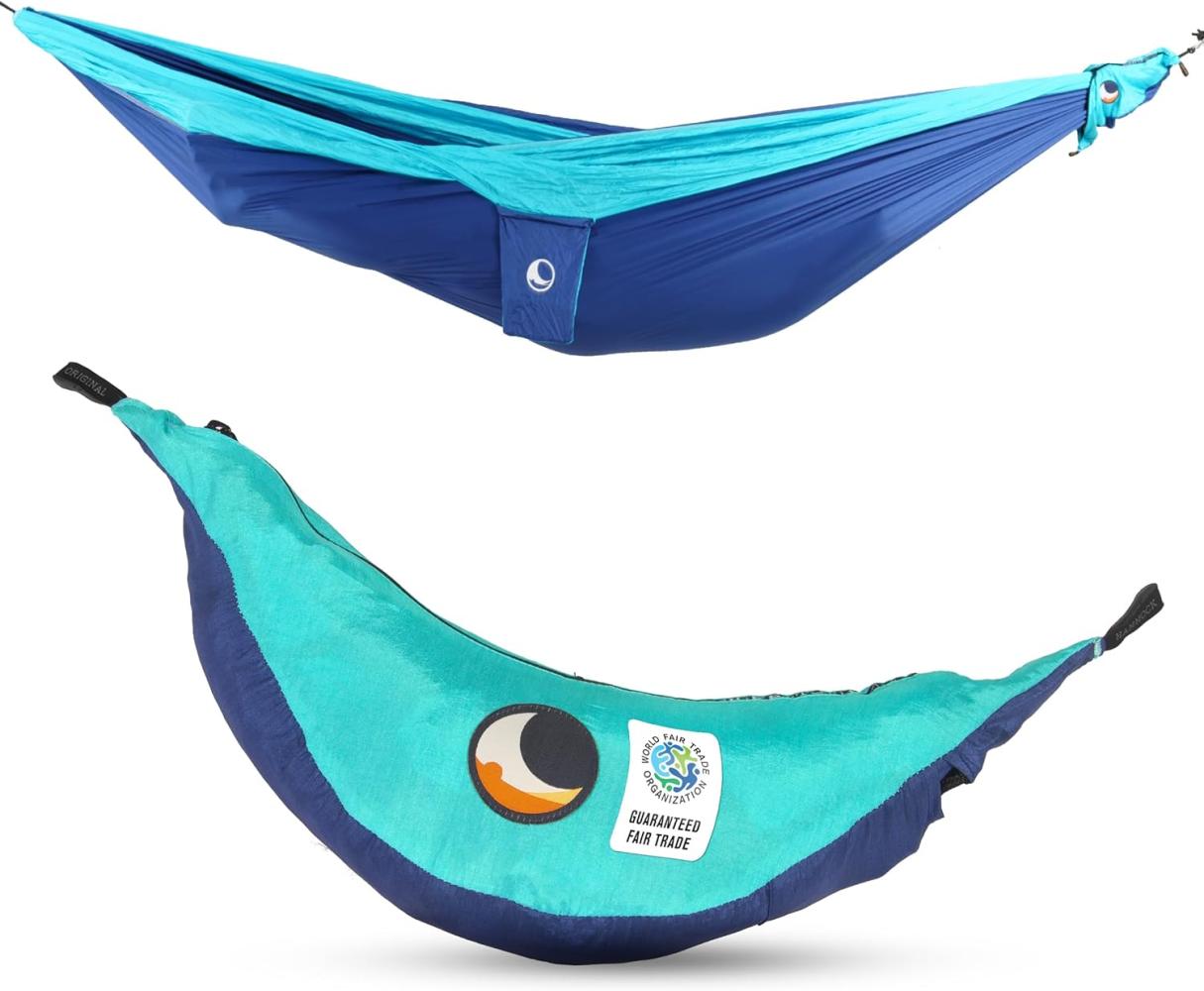 Ticket to the Moon King Size Hammock, royal blue/turquoise Bild 1