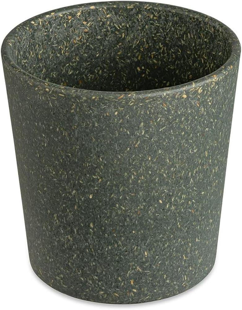 Koziol Becher 4er-Set Connect Cup S, stapelbare Trinkbecher, Kunststoff-Holz-Mix, Nature Ash Grey, 190 ml, 7141701 Bild 1