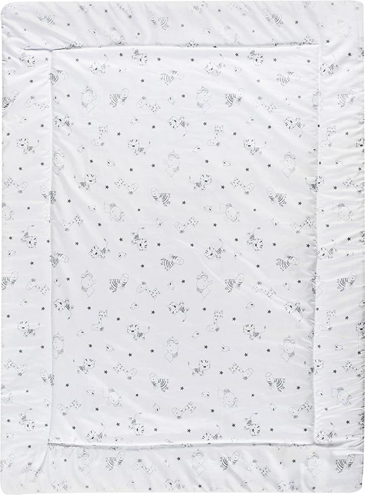 Schardt 'Tiny Stars' Krabbeldecke grau, 100x135 cm Bild 1