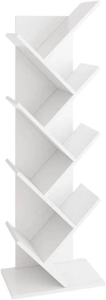 vidaXL FMD Geometrisches Bücherregal Weiß [436998] Bild 1