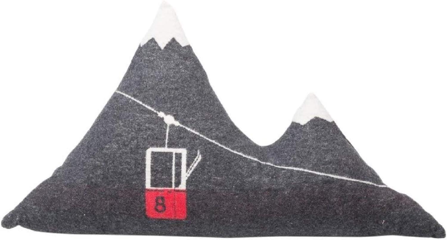 David Fussenegger gefülltes Kissen Silvretta Berg Anthrazit 799598S5 Bild 1