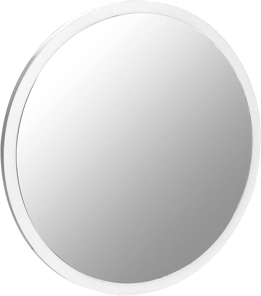 SCHILDMEYER Spiegelpaneel rund Wandspiegel Badspiegel 60 x 60 x 30 cm Kreideweiß Bild 1