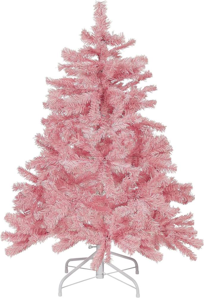 Künstlicher Weihnachtsbaum 120 cm rosa FARNHAM Bild 1