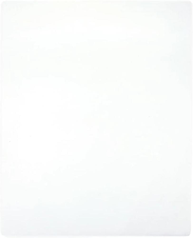 Spannbettlaken Jersey Weiß 100x200 cm Baumwolle Bild 1