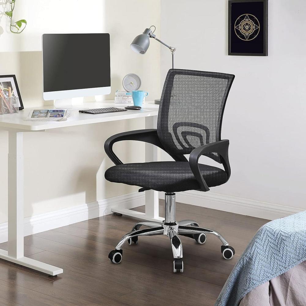 CLIPOP Bürostuhl Modern Computer bürostuhl ergonomisch mit Lendenwirbelstütze, höhenverstellbar, Computerstuhl Chefsessel für Zuhause, Büro Bild 1
