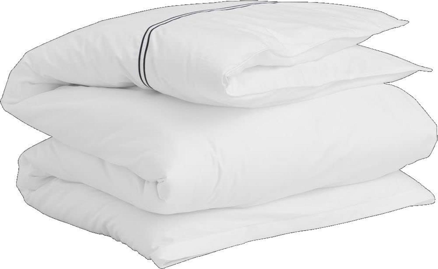 GANT Bettdeckenbezug Bettwäsche Sateen Stitch White 135 x 200 cm Bild 1