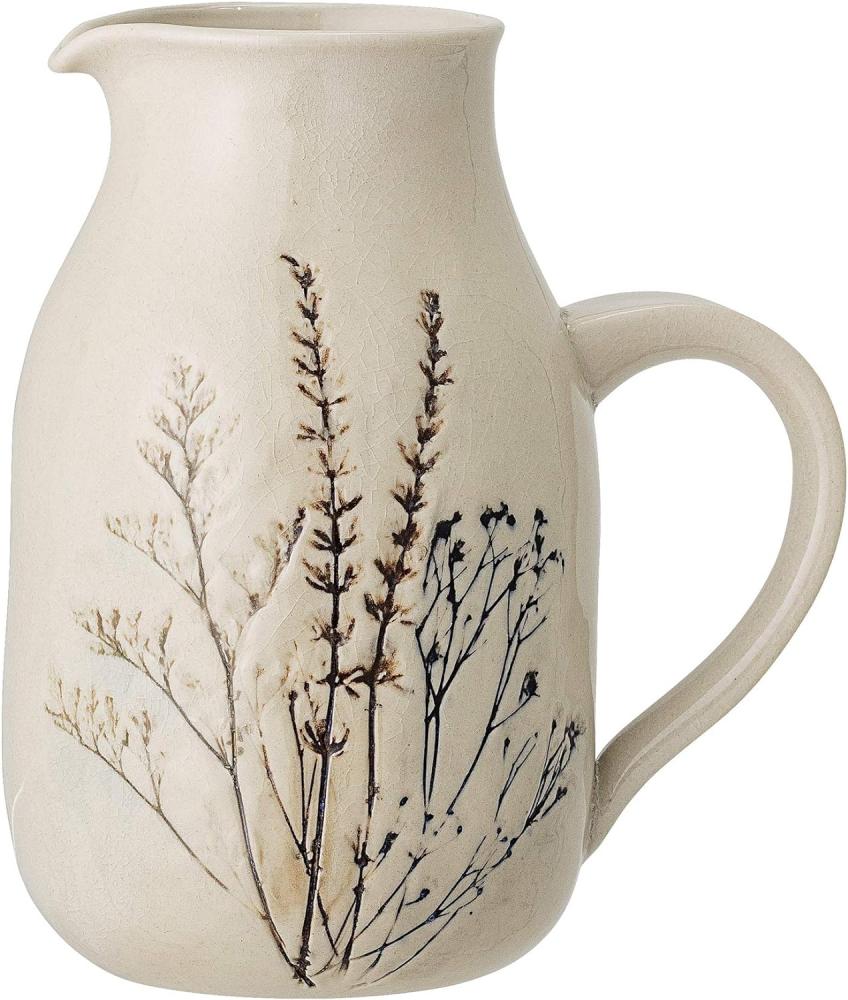 Bloomingville Bea Wasserkrug natur 1,5L Keramik Wasserkanne Milchkrug Saftkrug dänisches Design Bild 1