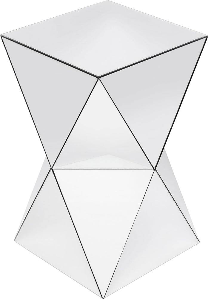 Kare Design Beistelltisch Luxury Triangle, verspiegelter Beistelltisch / Couchtisch in geometrischer Form, in verschiedenen Ausführungen erhältlich (H/B/T) 53,5x32x32cm Bild 1