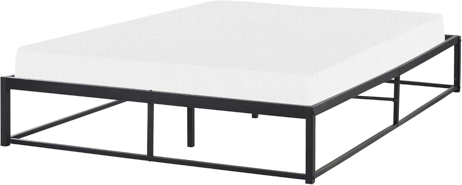 Metallbett schwarz Lattenrost 140 x 200 cm VIRY Bild 1