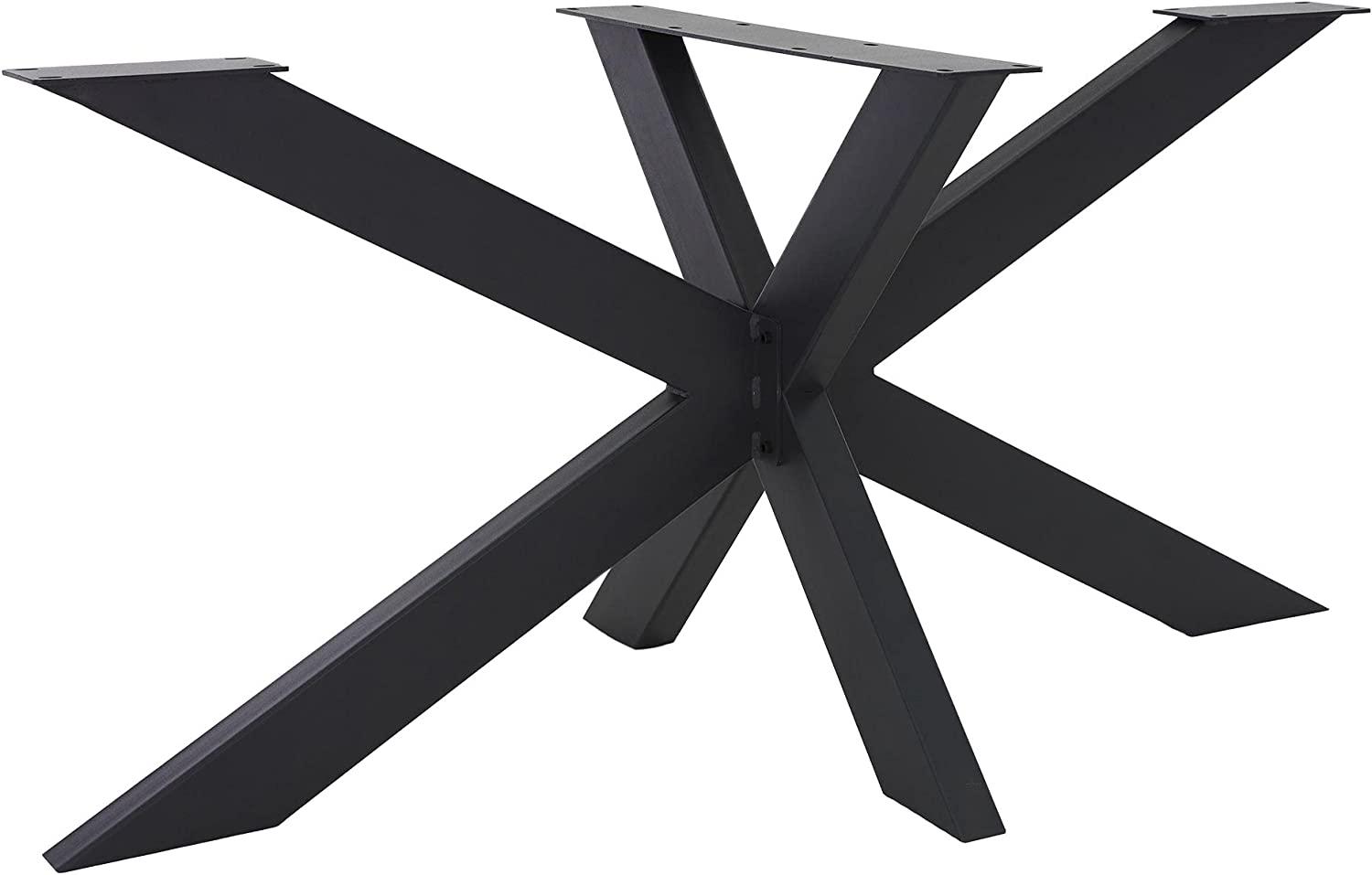 Tischbeine X-Design 78x71x150 cm schwarz aus Metall ML-Design Bild 1