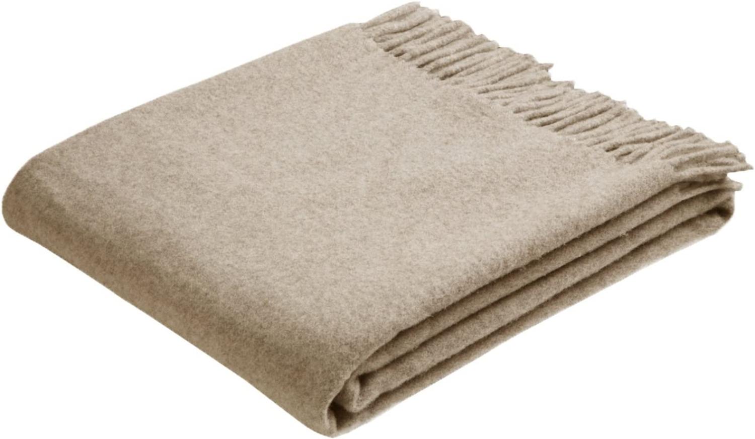 Biederlack Plaid Wool | 130x170 cm | beige Bild 1
