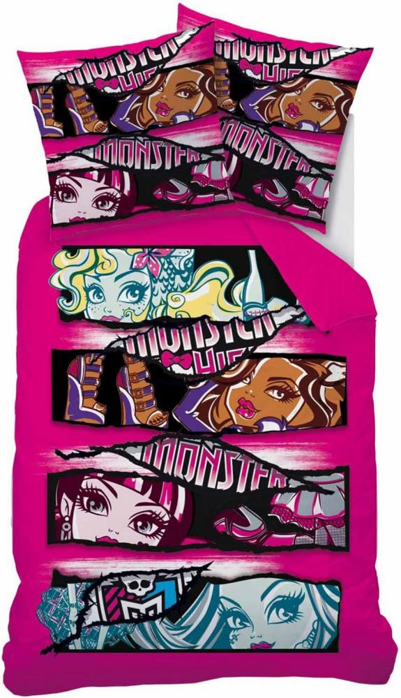 CTI 'Monster High' Kinderbettwäsche pink Bild 1