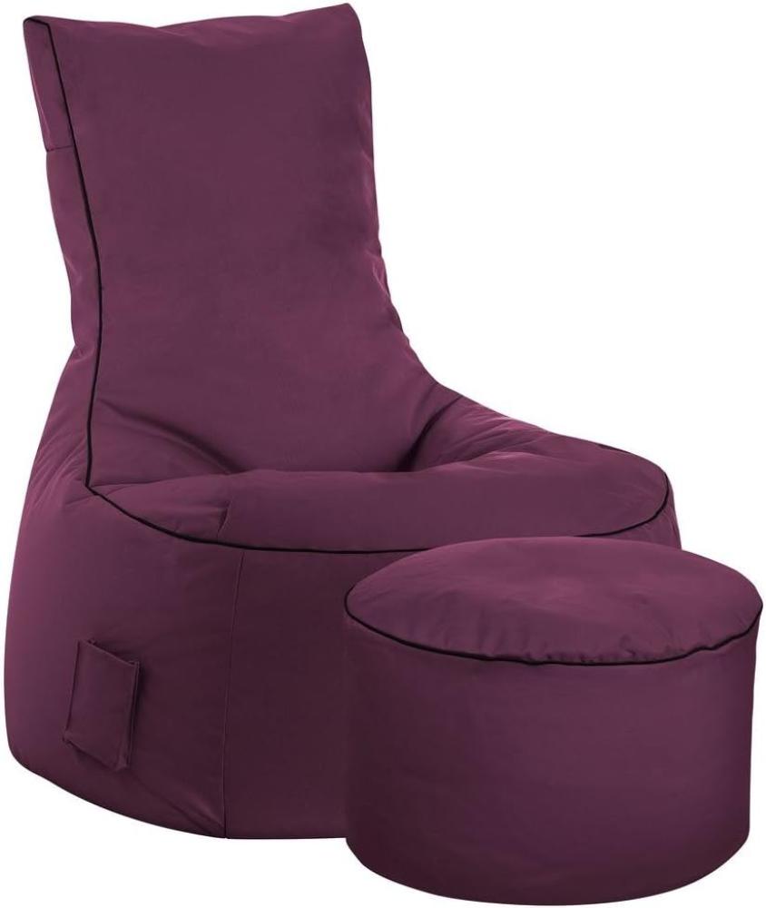 Sitting Point Sitzsack Swing Scuba aubergine Bild 1