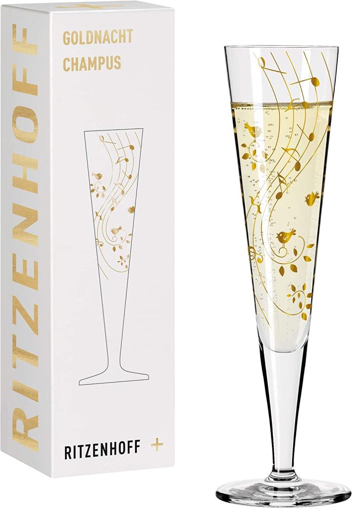 Ritzenhoff 1078202 Champagnerglas #2 GOLDNACHT Sibylle Mayer 2013 Bild 1