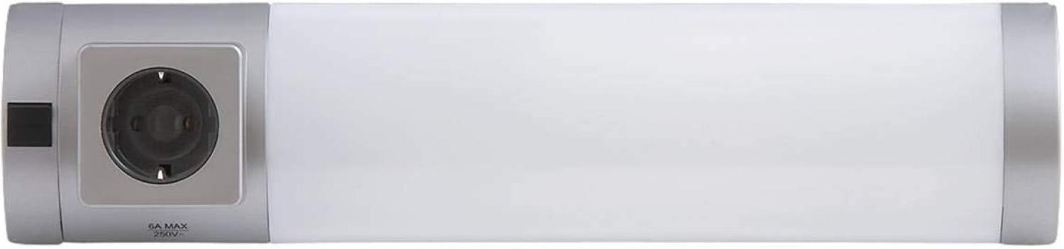 Rabalux Soft Unterbauleuchte 1x G23 silber 385mm mit Steckdose Bild 1