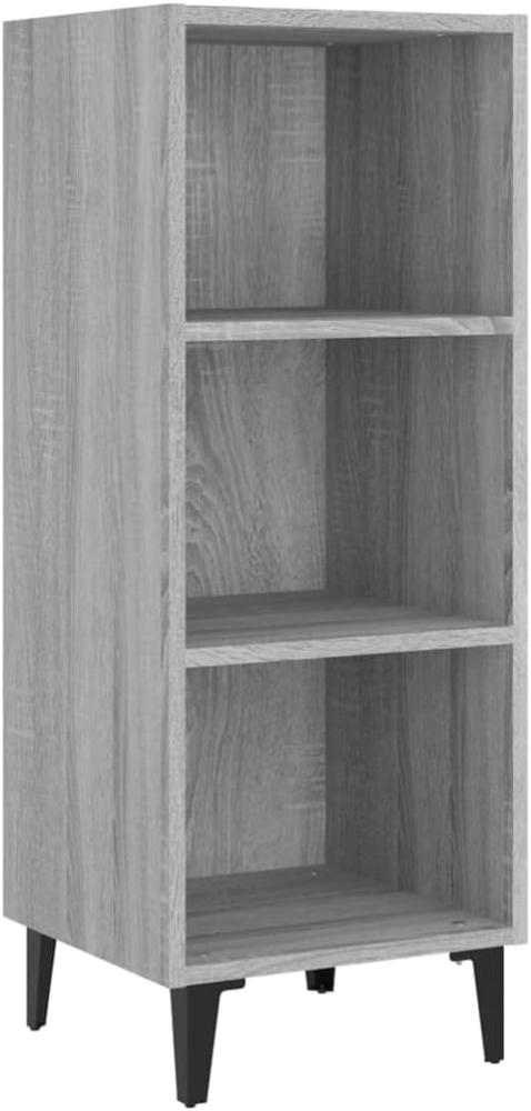 Sideboard Grau Sonoma 34,5x32,5x90 cm Holzwerkstoff [817424] Bild 1