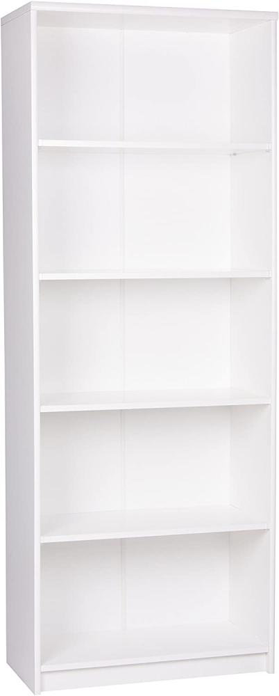 Finori 'Kiel 23' Bücherregal, weiß, mit 5 Fächern, ca. 188 hoch Bild 1