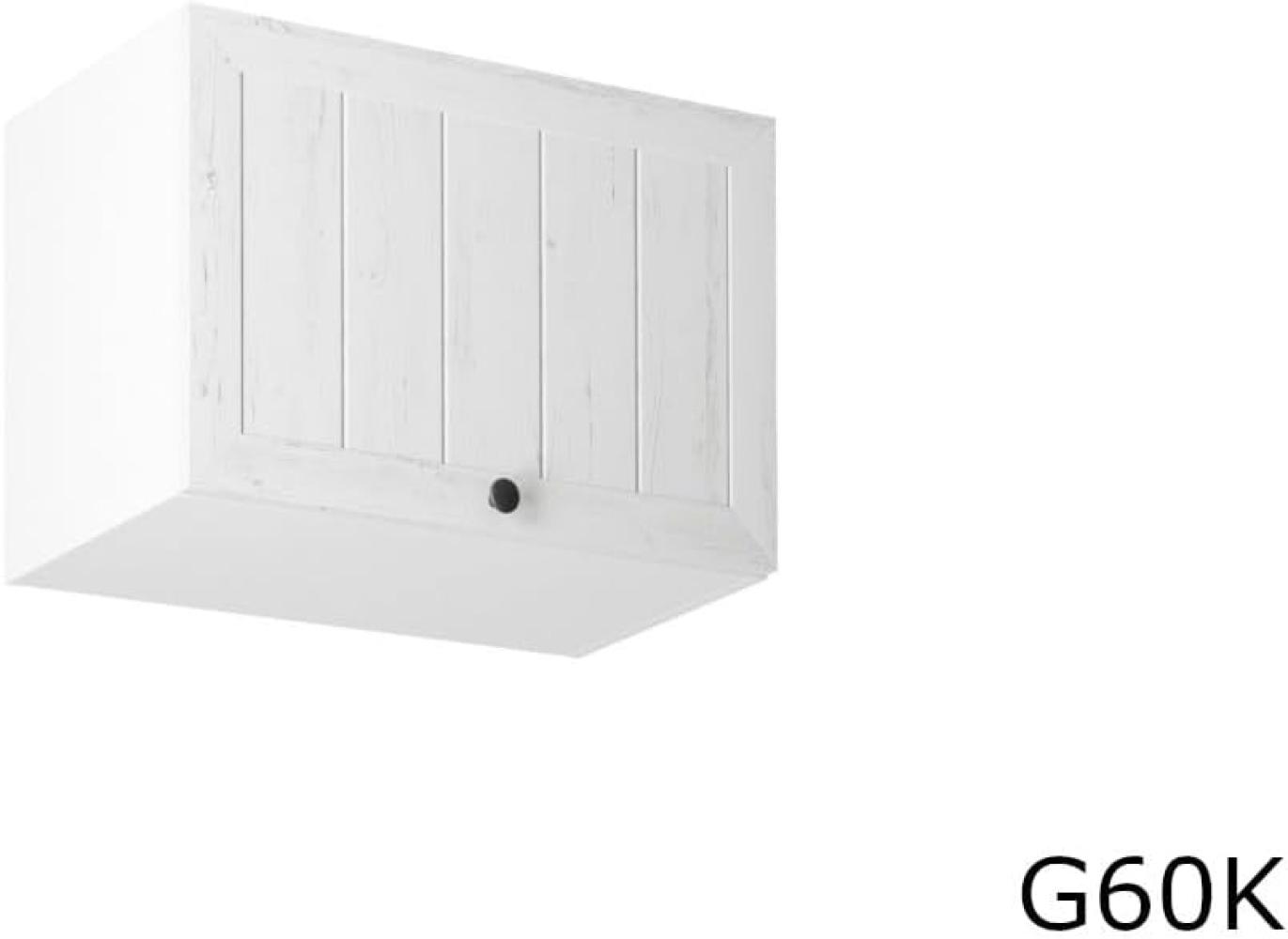 Oberküchenschrank LORIENT G60K, 60x40x32, weiß/Kiefer Andersen Bild 1