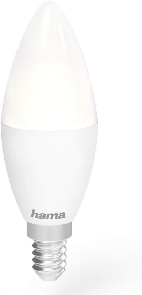 Hama WLAN LED Lamp E14 5. 5W Dimmable Candle for Voice / App Control white Bild 1