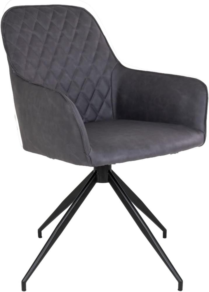 Harbo Esszimmerstuhl grau schwarz Stuhl Stühle Esszimmer Küche Küchenstühle Bild 1