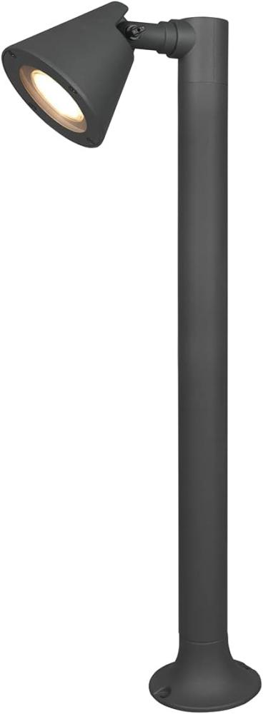 LED Sockelleuchte Spot schwenkbar in Anthrazit, Höhe 60cm, IP44 Bild 1