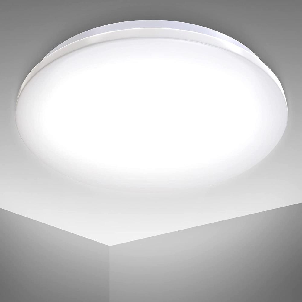 Deckenlampe LED 12W Bad-Lampen IP44 Badezimmer-Leuchte 4000K Deckenleuchte 230V Bild 1