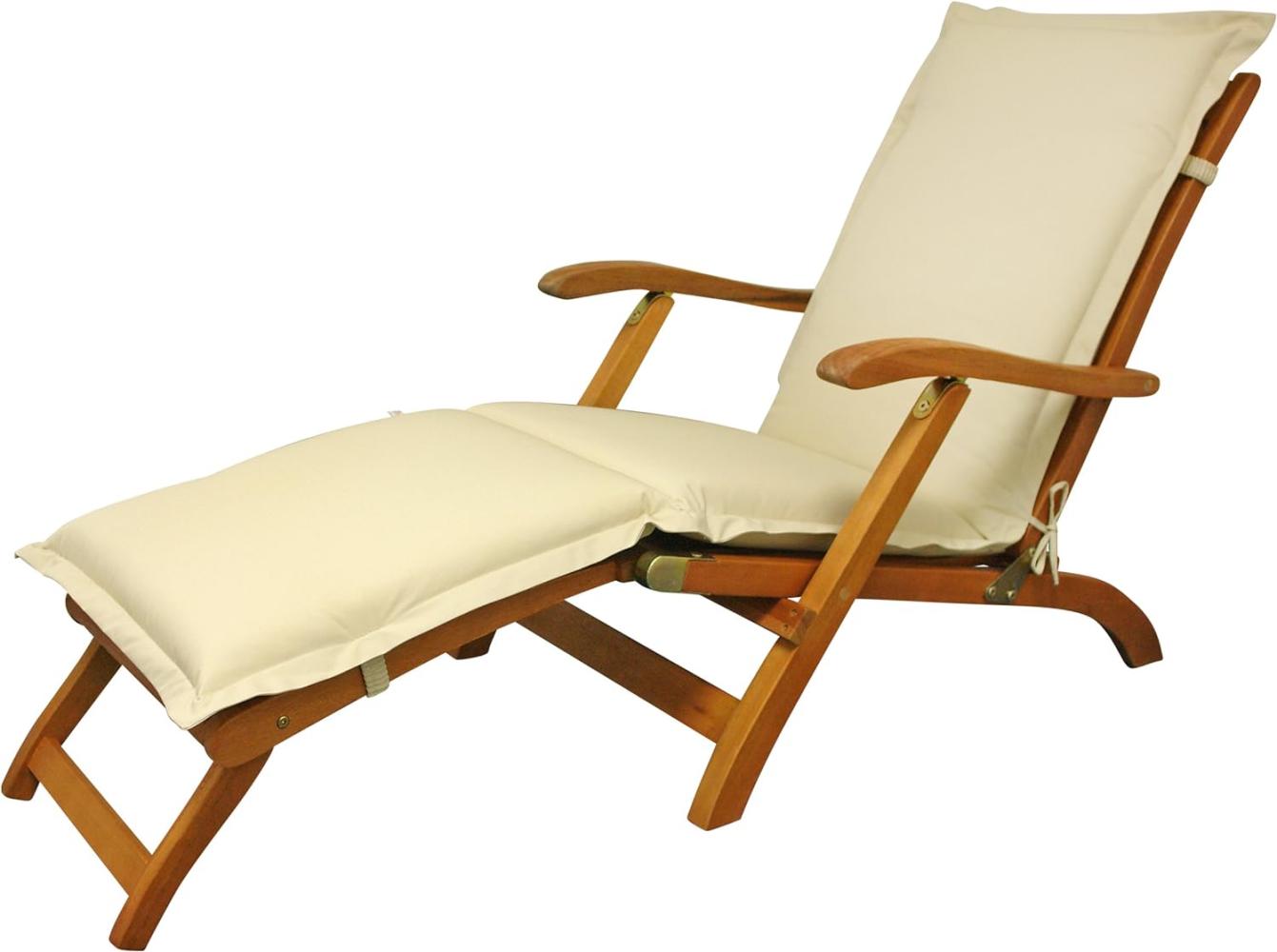 indoba - Polsterauflage Deck Chair Serie Premium - extra dick - Beige Bild 1