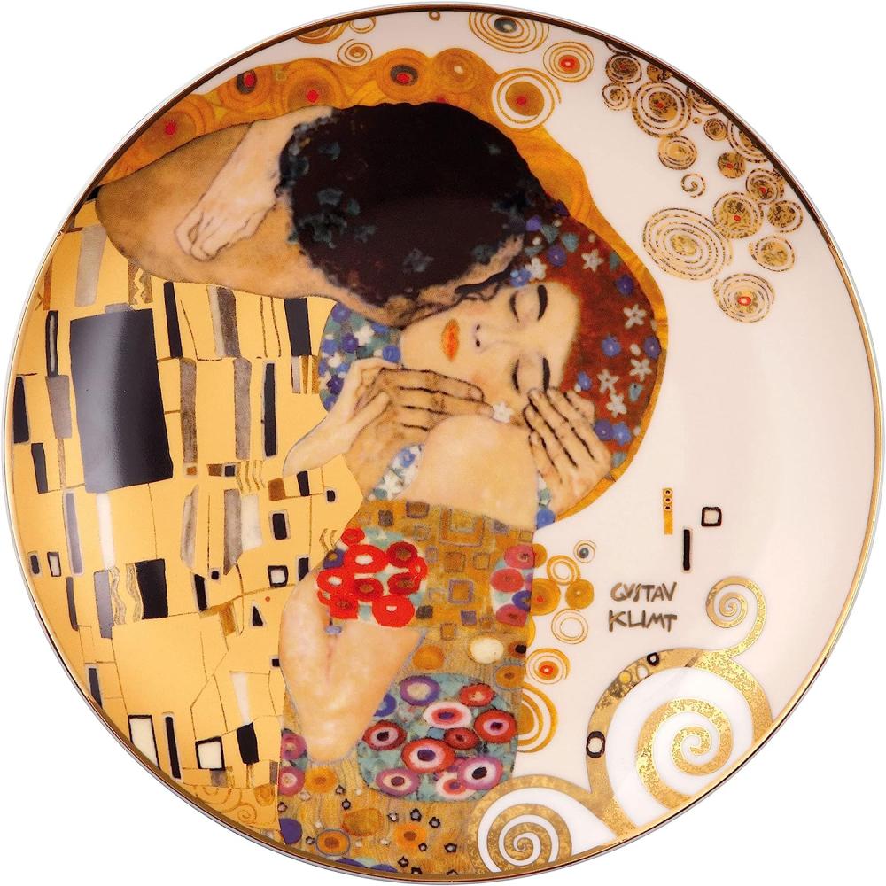 Goebel Wandteller Gustav Klimt - Der Kuss, Dekoteller, Artis Orbis, Fine Bone China, Bunt, 21 cm, 67071011 Bild 1