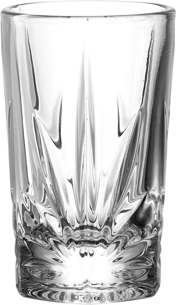 Leonardo Stamper Capri, Shotglas, Schnapsglas, Kalk-Natron-Glas, Klar, 70 ml, 022770 Bild 1