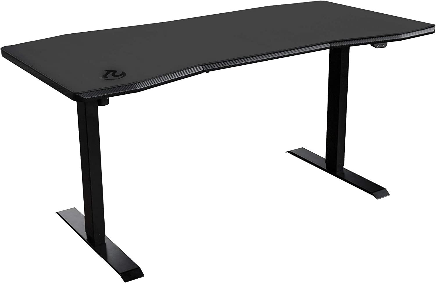 NITRO CONCEPTS D16E Gaming Tisch - Schreibtisch Computertisch 1600x800mm elektrisch höhenverstellbar Carbon Black (Schwarz) Bild 1