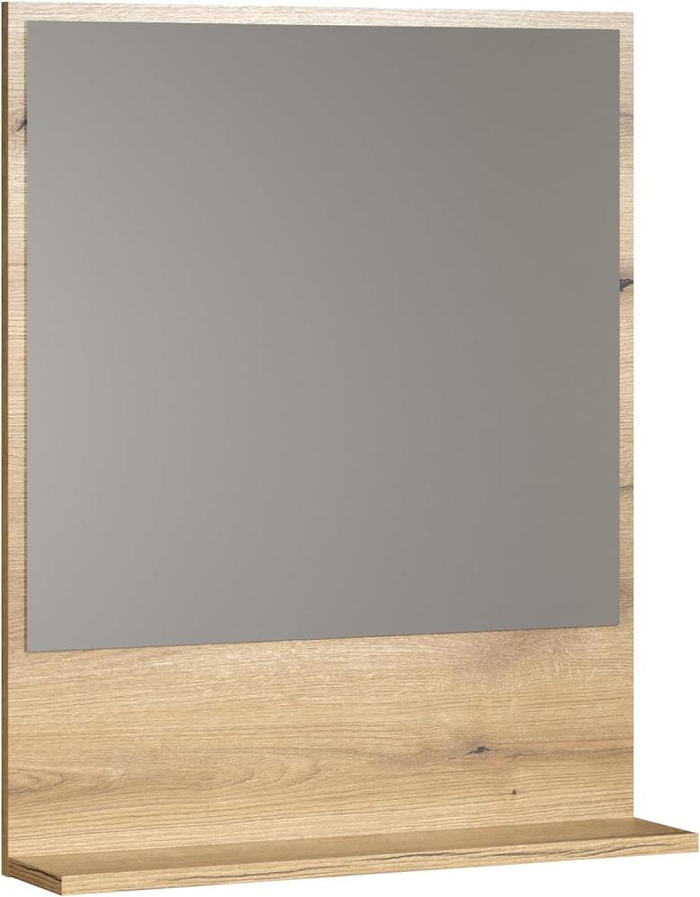 trendteam smart living Wandspiegel mit Ablage, Holzwerkstoff, Braun, (BxHxT) 60 x 74 x 14 cm Bild 1